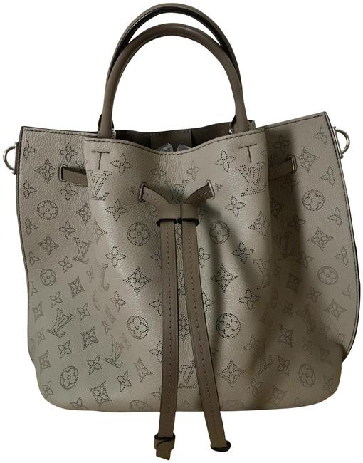 Louis Vuitton Girolata Mahina Galet Calfskin Leather Tote