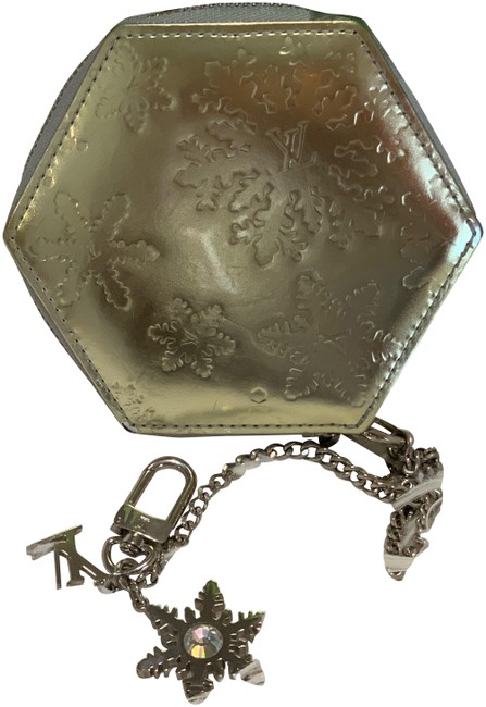 Louis Vuitton Gold Vernis Snowflakes Coin Purse Wallet
