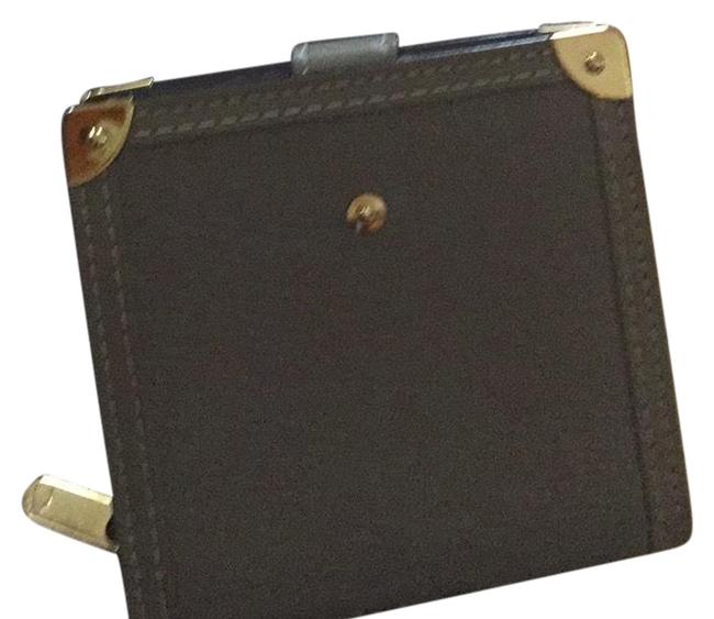 Louis Vuitton Gray An Gold 123456 Wallet