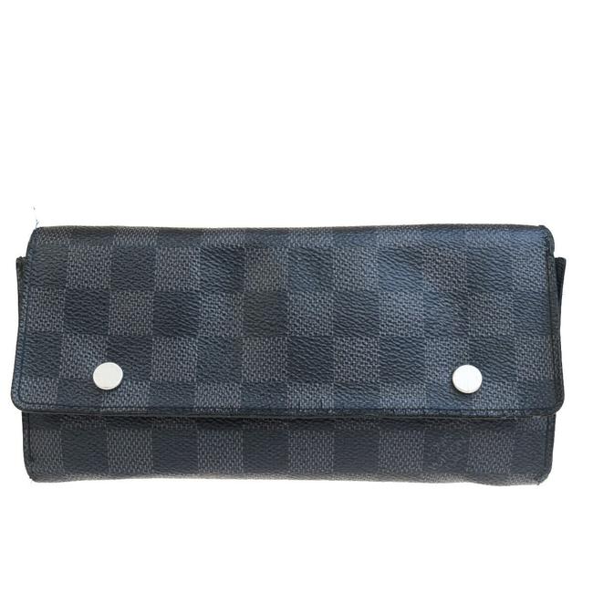 Louis Vuitton Gray Portefeuille Ron Modularble Purse Wallet