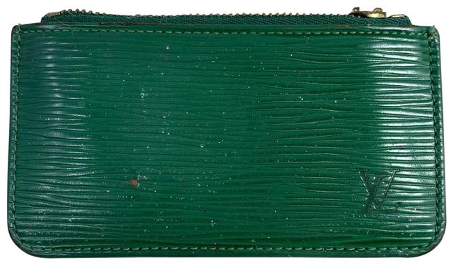 Louis Vuitton Green Epi Leather Coin Purse Wallet