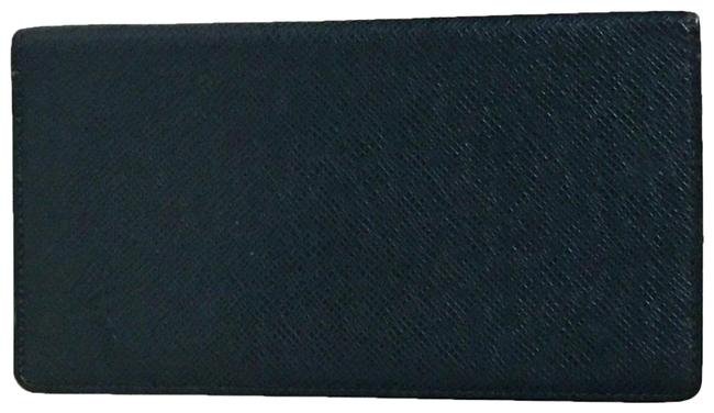 Louis Vuitton Green Porte Lv Taiga Leather Long Bifold Wallet