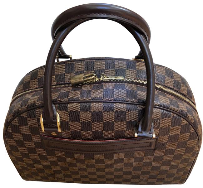 Louis Vuitton Handbag Brown Gold Leather Satchel
