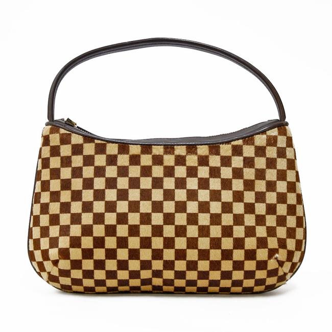 Louis Vuitton Handbag Tiger M92132 Women Men Damier Sauvage White Satchel