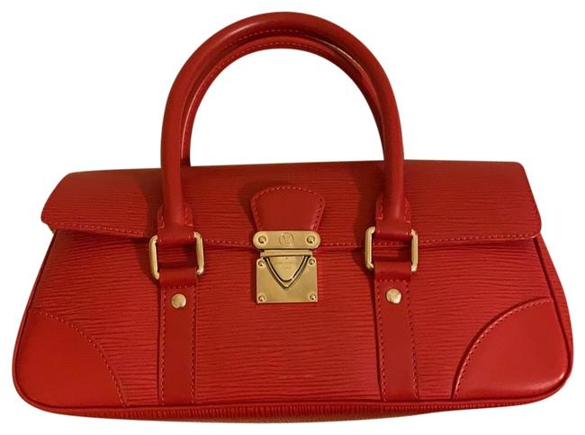 Louis Vuitton Handle Red Epi Leather Baguette