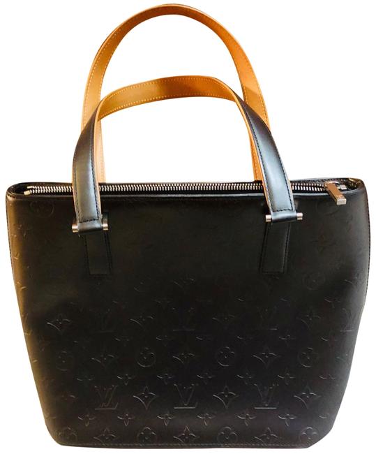 Louis Vuitton Houston Pewter Patent Leather Tote