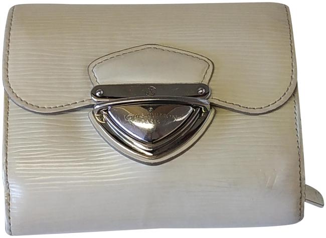 Louis Vuitton Ivory Preown Portefeville Joey Epi Trifold Wal Wallet