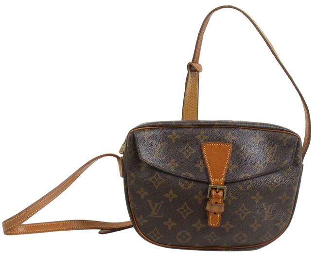 Louis Vuitton Jeune fille Monogram 871418 Brown Coated Canvas Cross Body Bag
