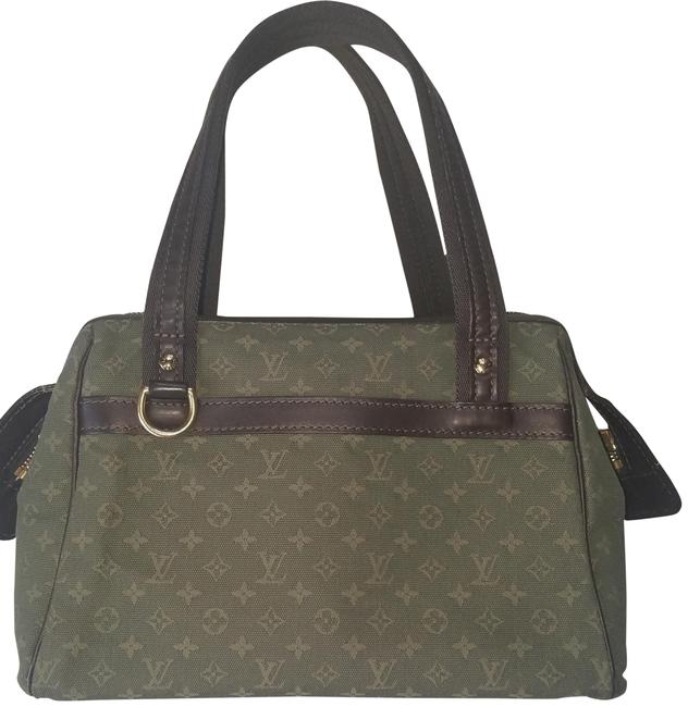Louis Vuitton Josephine Dark GreenishBrown Satchel