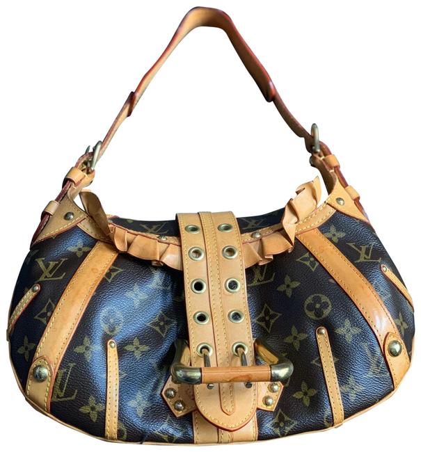 Louis Vuitton Leonor Monogram Brown Cowhide Leather Baguette