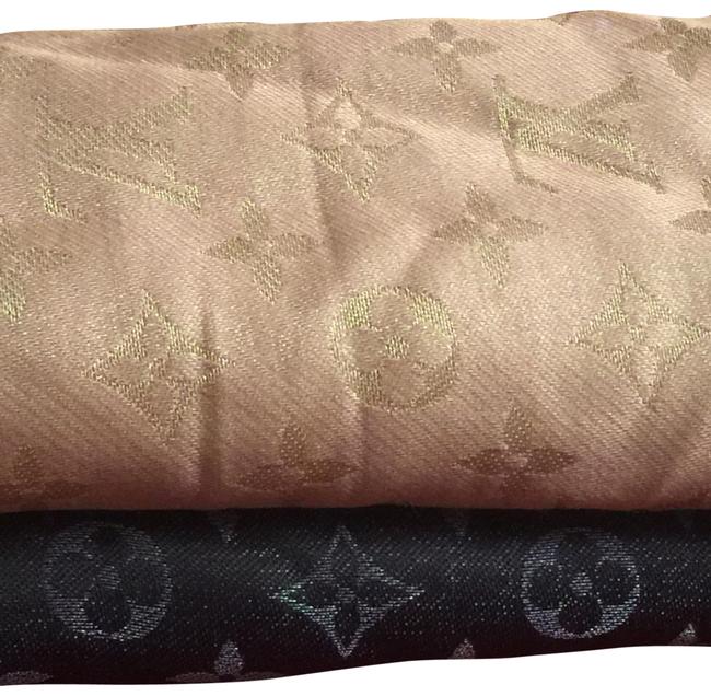 Louis Vuitton Light Pink Monogram Shine Shal ScarfWrap