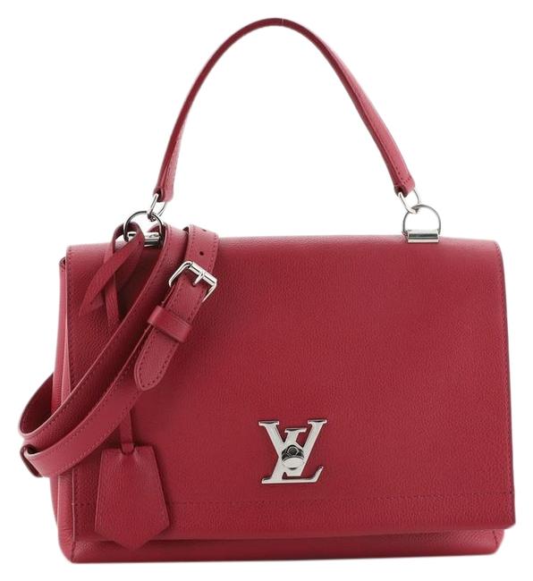 Louis Vuitton Lockme II Handbag Pink Leather Satchel