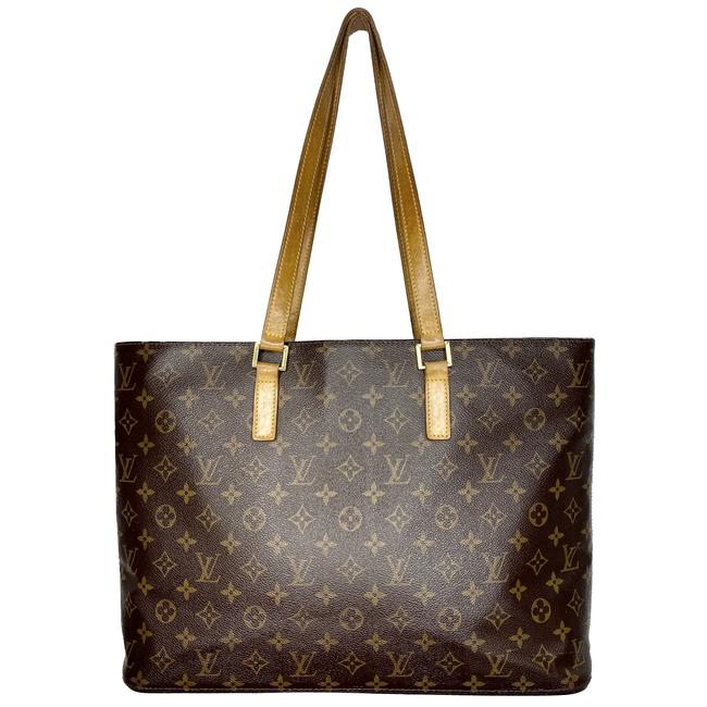 Louis Vuitton Luco Large Brown Monogram Canvas Tote