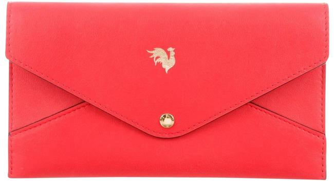 Louis Vuitton Veau Chinese New Year Rooster Red Leather Clutch