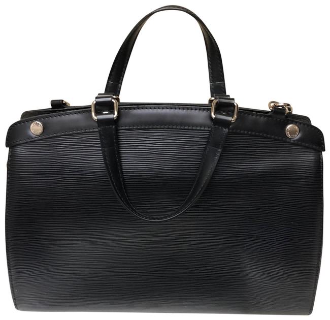 Louis Vuitton M Black Leather Satchel