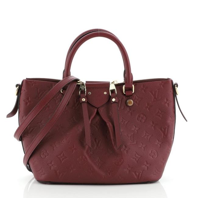 Louis Vuitton Mazarine Handbag Monogram Empreinte Pm Pink Leather Tote