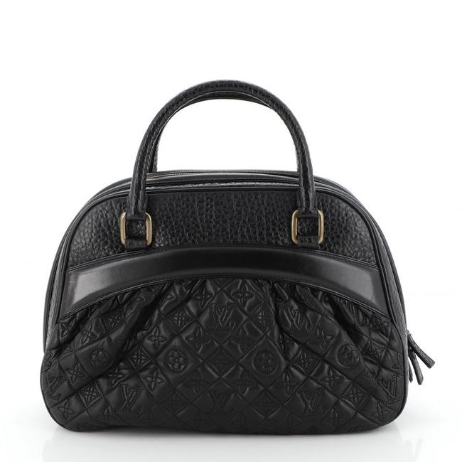 Louis Vuitton Mizi Vienna Handbag Monogram Quilted Lambskin Satchel