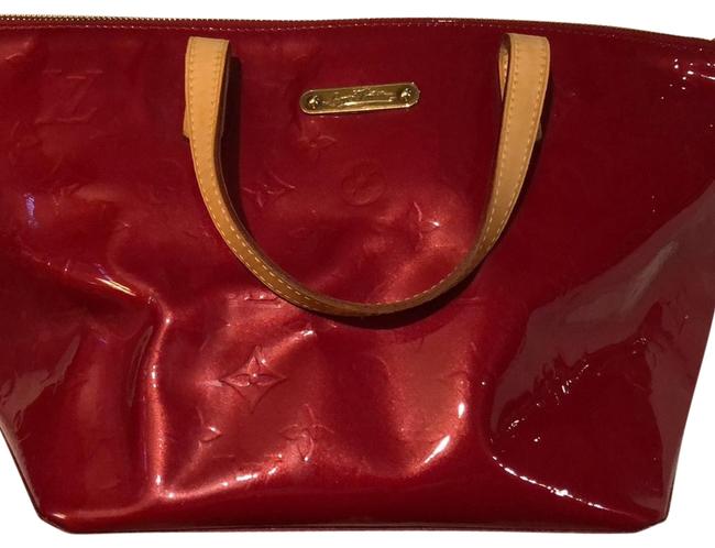 Louis Vuitton Monogram Vernis Red Satchel