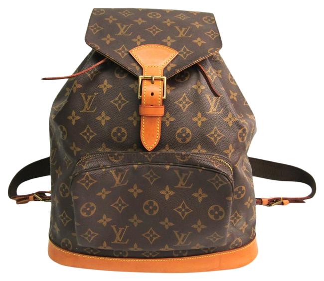 Louis Vuitton Montsouris M51136 Women Monogram Backpack