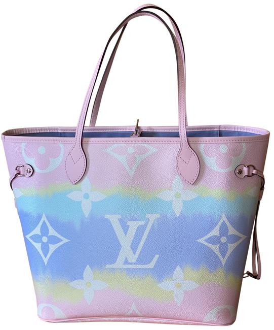 Louis Vuitton Neverfull Escale Monogram Pastel Coated Canvas Tote