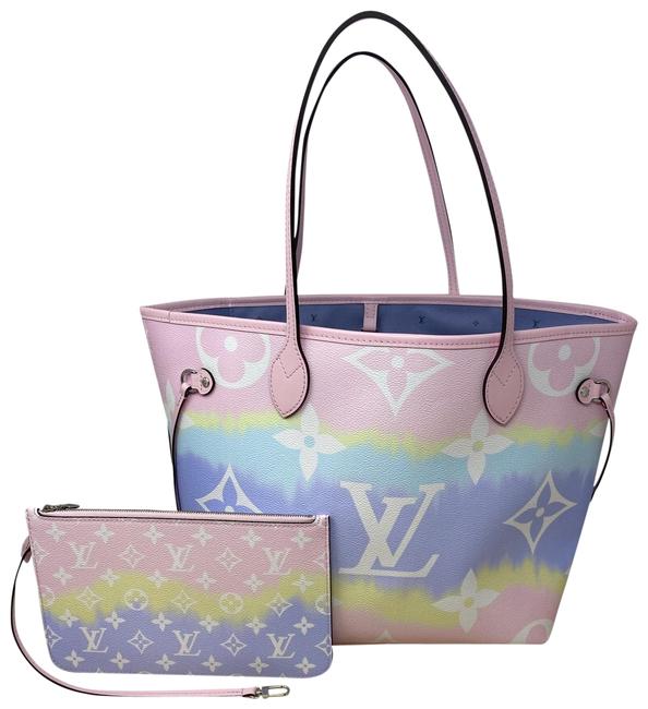 Louis Vuitton Neverfull Mm Escale Pastel Pink Tote