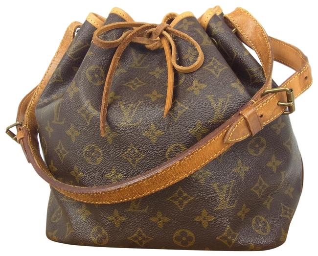 Louis Vuitton Petit Noe Monogram Leather Shoulder Bag
