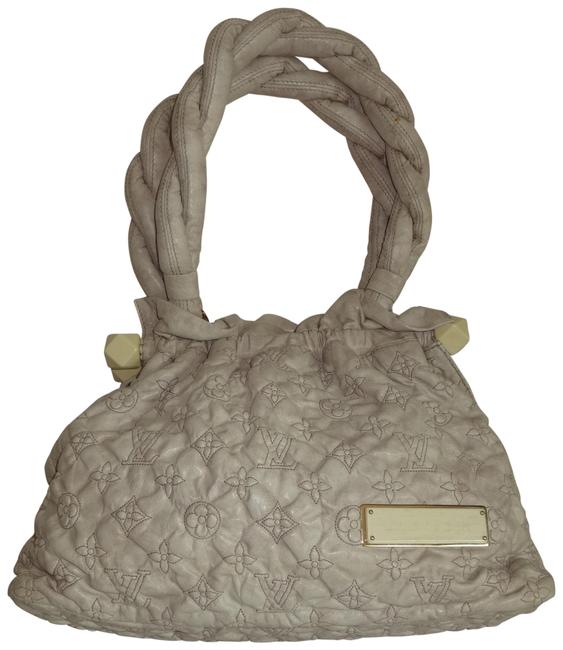 Louis Vuitton Olympe Stratus Pm Limited Edition Ivory Leather Tote