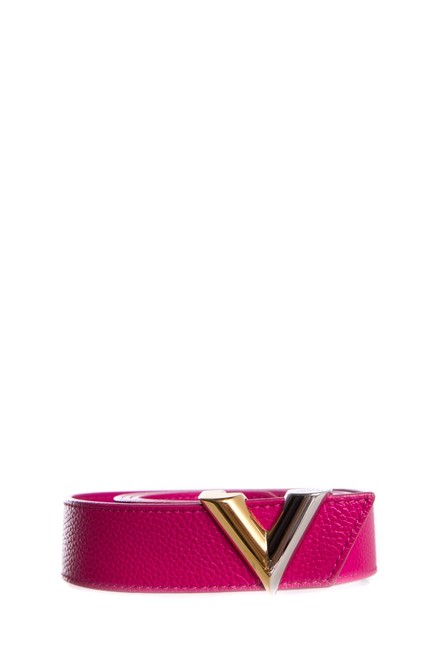 Louis Vuitton Pink Essential V Leather Belt