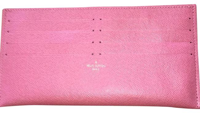 Louis Vuitton Pink Pochette Card Insert Limited Color Monogram Purse Wallet