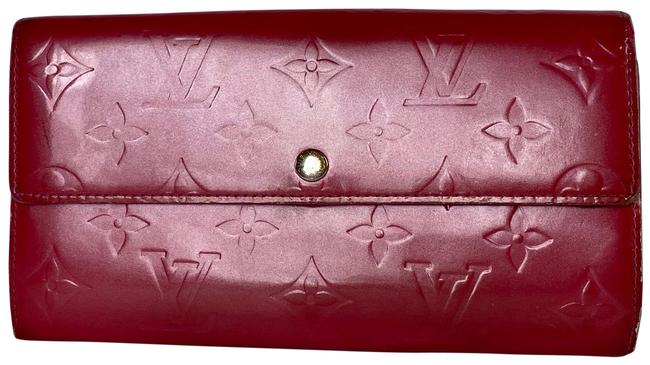 Louis Vuitton Pink Sarah Monogram Vernis 22la529 Wallet