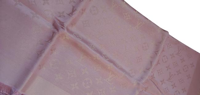 Louis Vuitton Pink Shine Shawl Monogram ScarfWrap