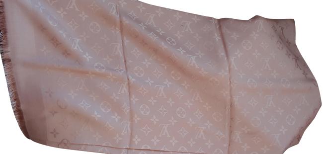 Louis Vuitton Pink Very Pretty Shawl Monogram ScarfWrap