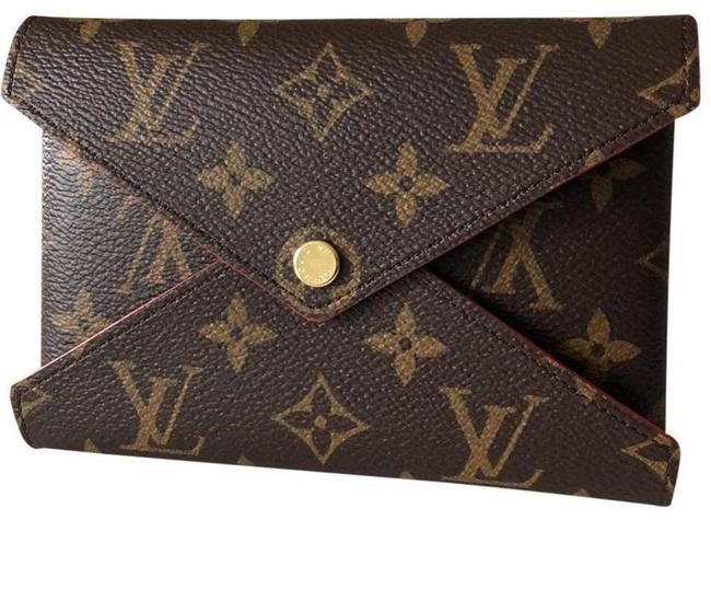 Louis Vuitton Pochette Kirigami Medium Size Brown Monogram Canvas Clutch