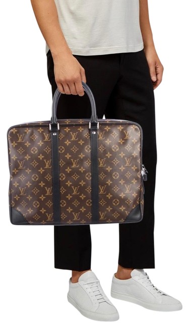 Louis Vuitton Porte Monogram Macassar Voyage Cross Body Bag