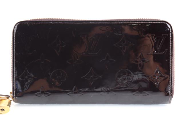 Louis Vuitton Purple Zippy Women Designer Leather Wallet