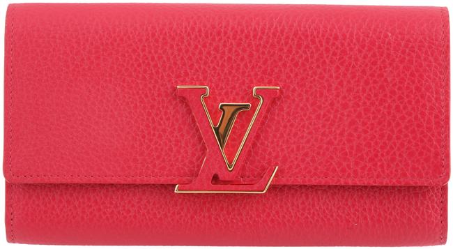 Louis Vuitton Red Capucines Wallet