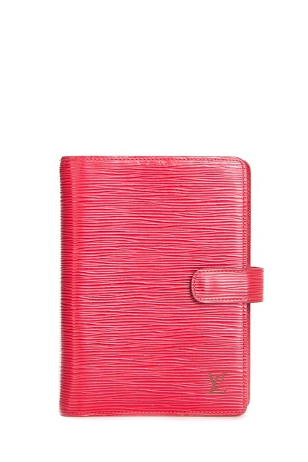 Louis Vuitton Red Epi Agenda Wallet