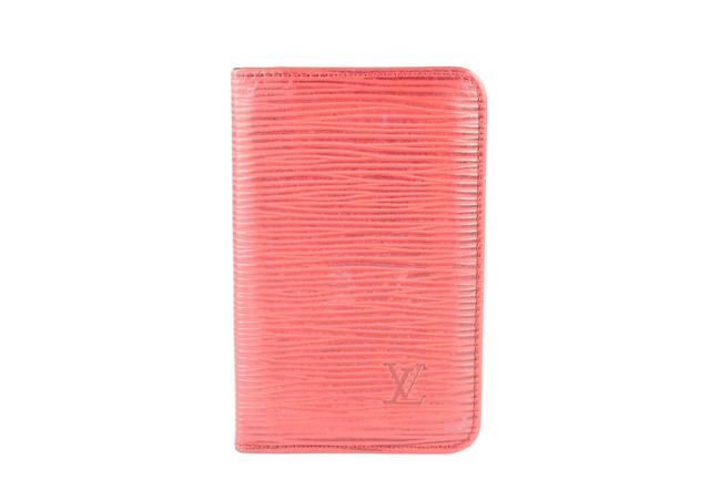 Louis Vuitton Red Epi Card Holder 233771 Wallet