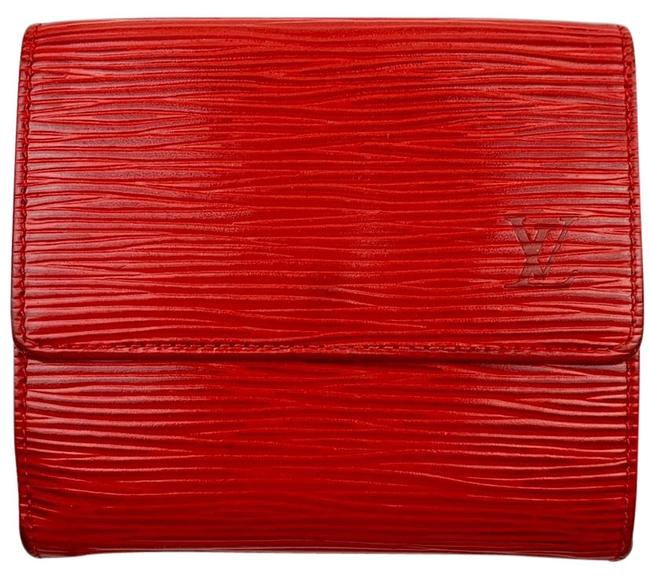 Louis Vuitton Red Epi Leather Wallet
