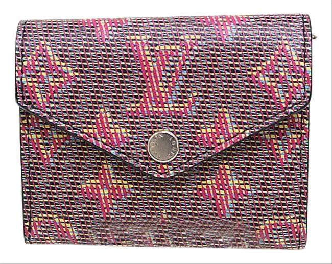 Louis Vuitton Rose Monogram Lv Pop Zoe Tri fold M68673 Wallet
