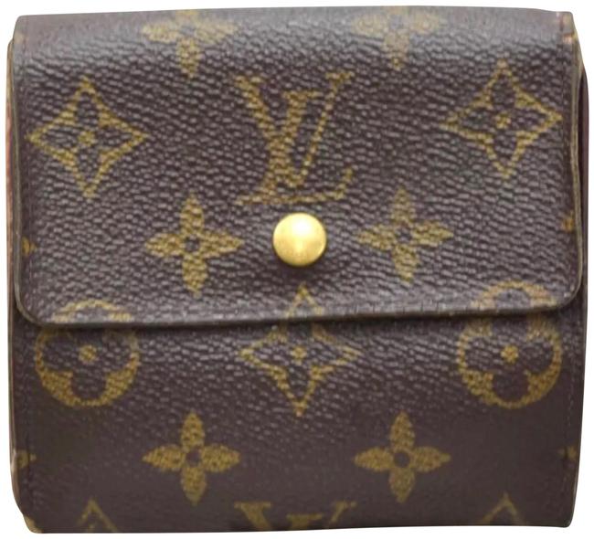 Louis Vuitton Brown Portefeuille Elise 761l40 Wallet