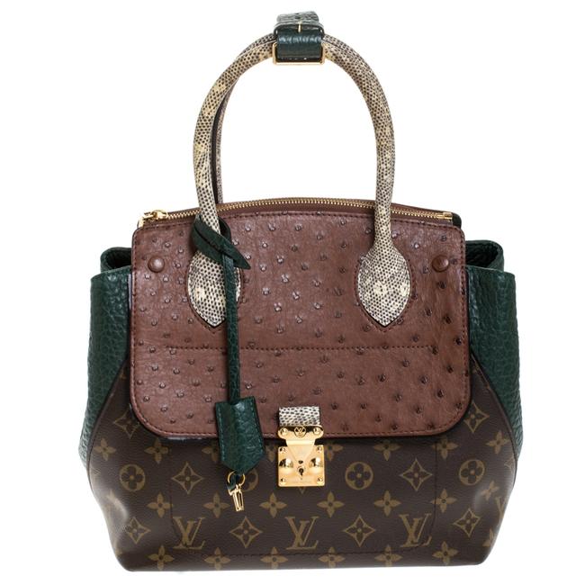 Louis Vuitton Shoulder Bag France Green Satchel