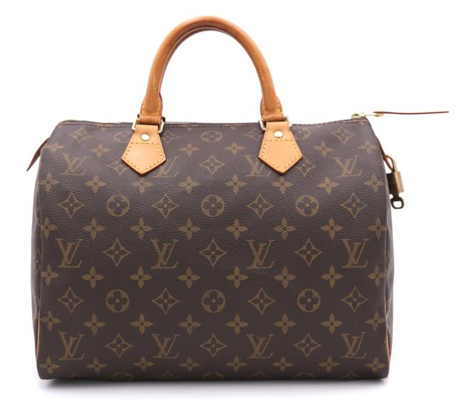 Louis Vuitton Speedy #2246 30 Monogram Canvas Satchel