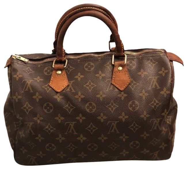 Louis Vuitton Speedy 30 Brown Satchel