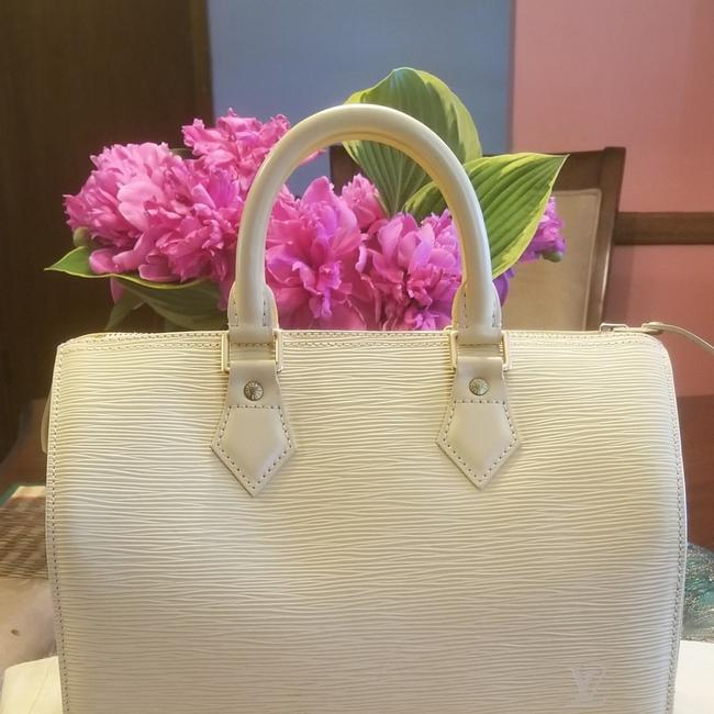 Louis Vuitton Speedy Epi Light Yellow Leather Satchel