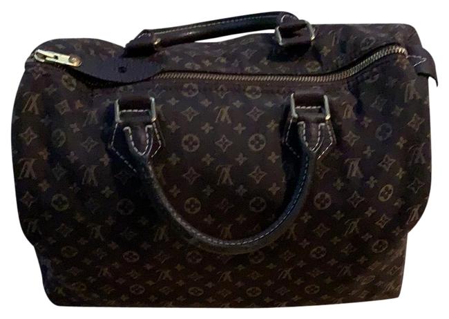 Louis Vuitton Speedy Monaghan Canvas Brown Satchel