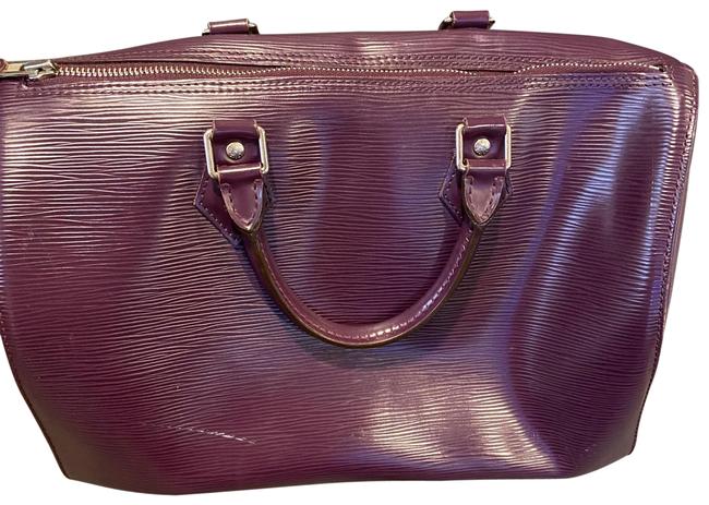Louis Vuitton Speedy Purple Epi Leather Tote