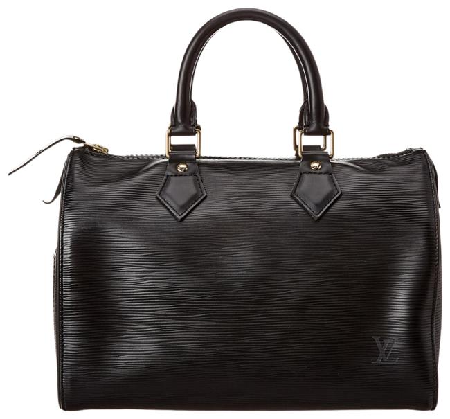 Louis Vuitton Speedy Vintage 25 Black Epi Leather Hobo Bag