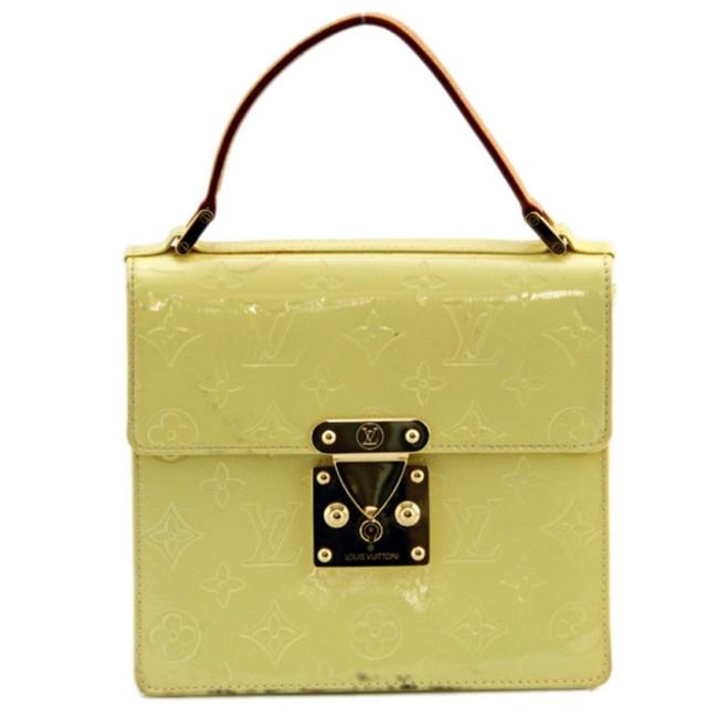 Louis Vuitton Spring Street Yellow Leather Tote