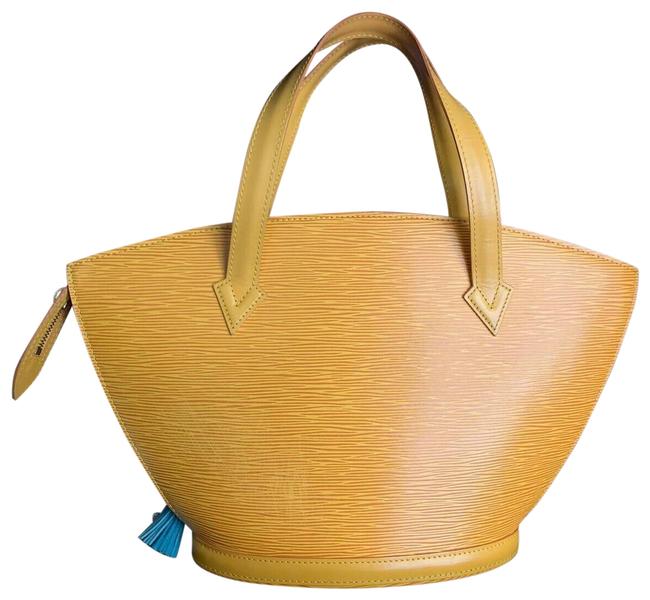 Louis Vuitton St Jacques Yellow Monogram Canvas Tote